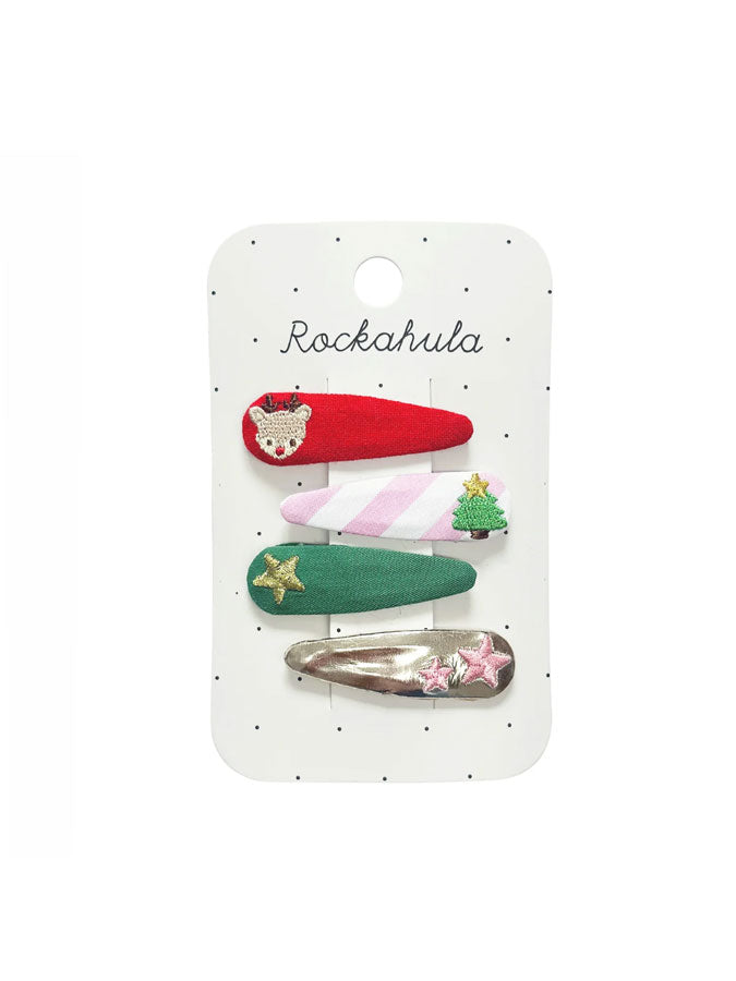 Jolly Christmas Embroidered Clip Set – joyful toys & games for little ones at C&K, an independent lifestyle store in Settle.