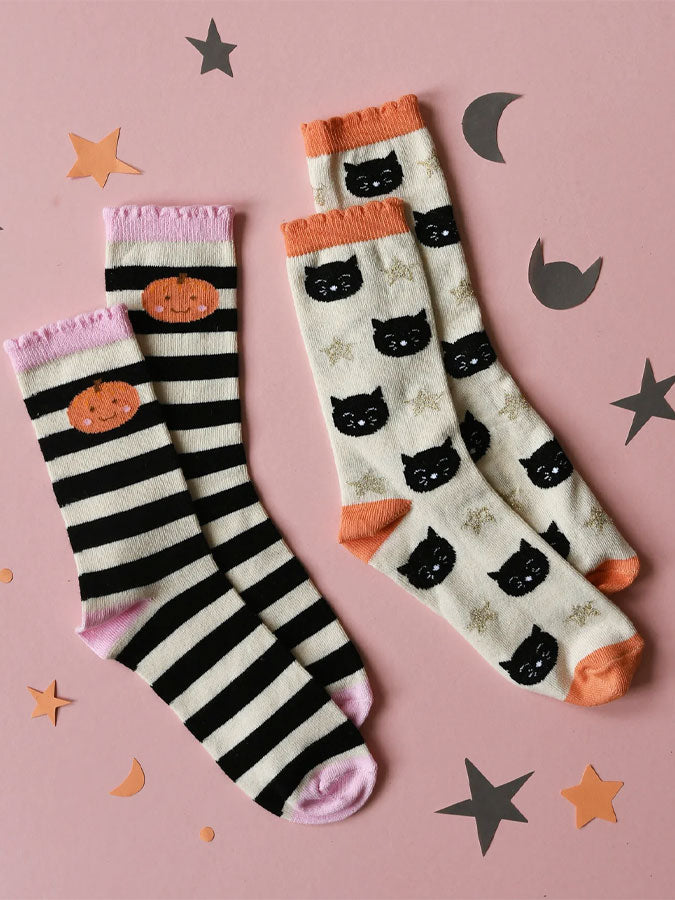 Spooky Halloween Socks Size 9-12 – stylish accessories from C&K, an independent lifestyle store in Settle, North Yorkshire.