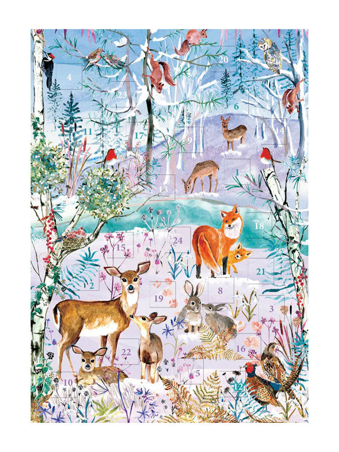 Wild Winters Song Advent card – beautiful greeting card from C&K, an independent lifestyle store in Settle.