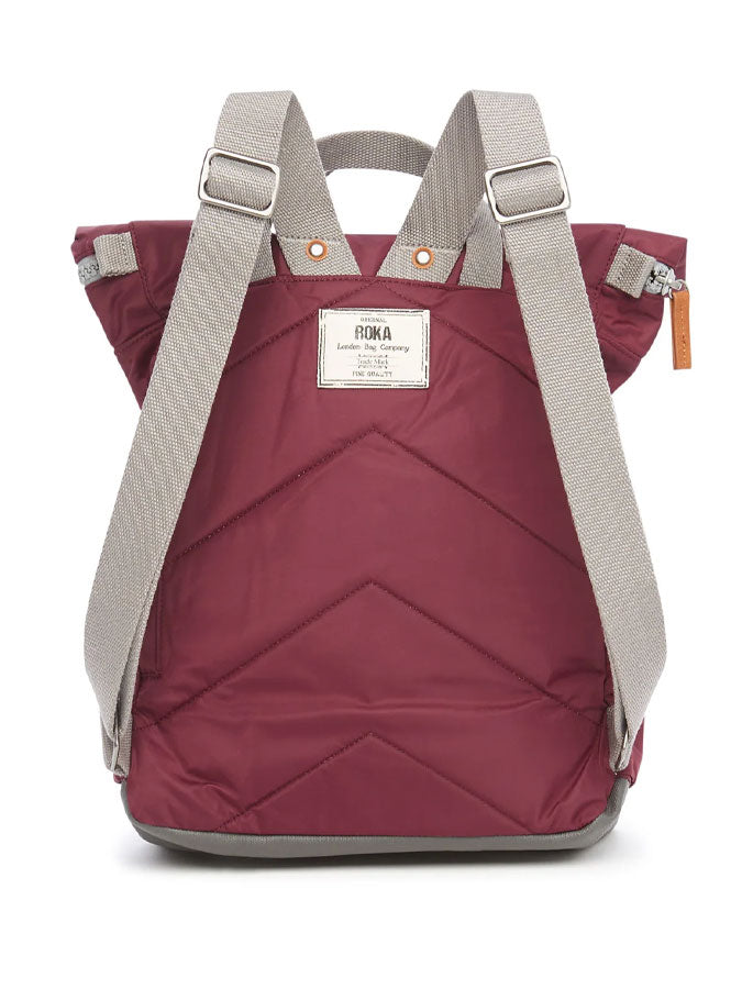 Canfield B Plum Medium Recycled Nylon Backpack – stylish accessories from C&K, an independent lifestyle store in Settle, North Yorkshire.