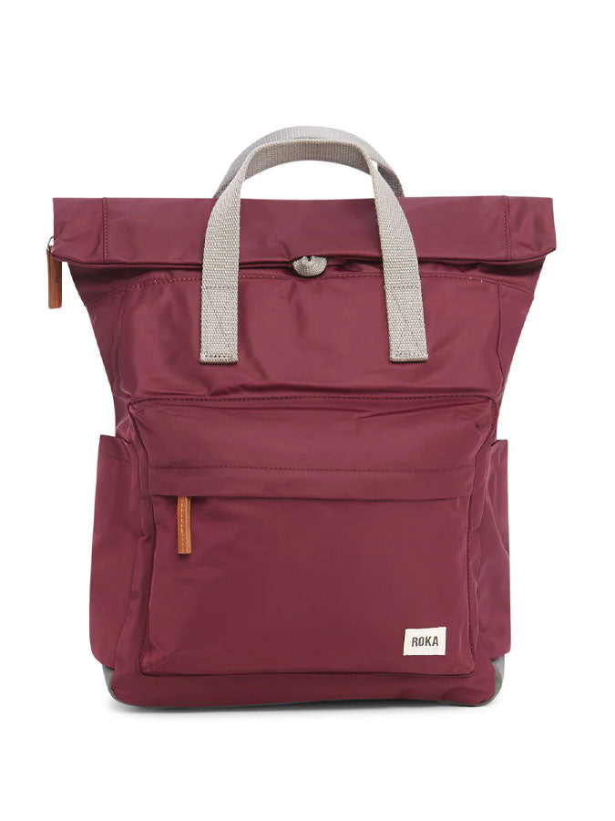 Canfield B Plum Medium Recycled Nylon Backpack – stylish accessories from C&K, an independent lifestyle store in Settle, North Yorkshire.