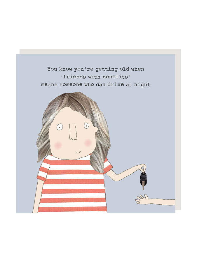 Friends With Benefits – beautiful greeting card from C&K, an independent lifestyle store in Settle.