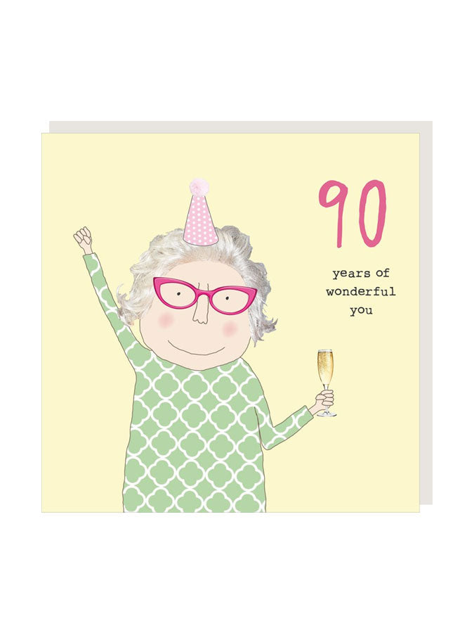 Girl 90 Wonderful You – beautiful greeting card from C&K, an independent lifestyle store in Settle.