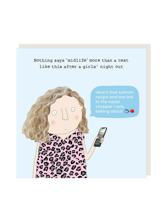 Midlife – beautiful greeting card from C&K, an independent lifestyle store in Settle.