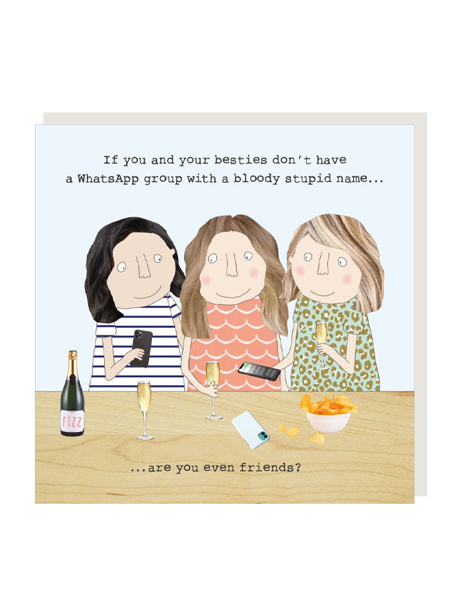 WhatsApp Group Card – beautiful greeting card from C&K, an independent lifestyle store in Settle.