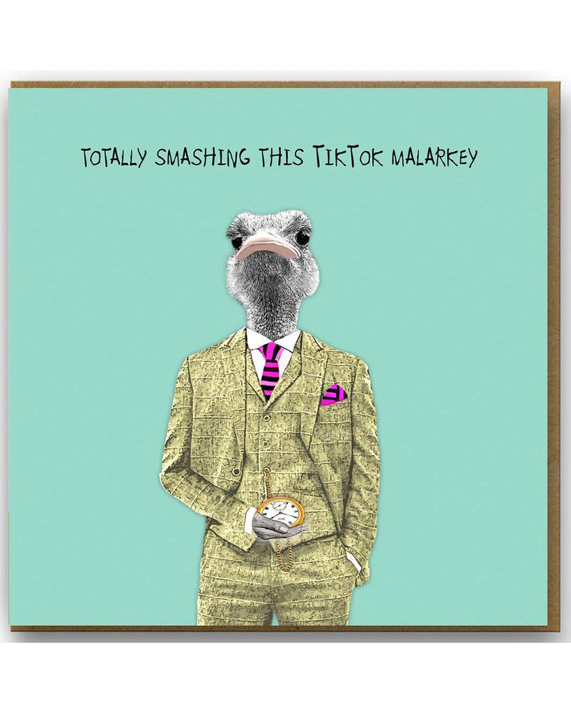 Totally Smashing This TikTok Malarkey – beautiful greeting card from C&K, an independent lifestyle store in Settle.