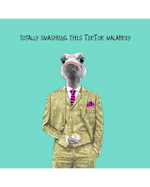 Totally Smashing This TikTok Malarkey – beautiful greeting card from C&K, an independent lifestyle store in Settle.