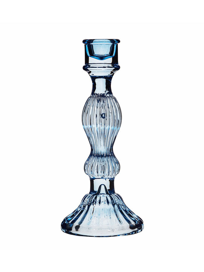 Blue Vintage Candleholder – thoughtful gifts and beautiful finds from C&K, an independent lifestyle store in Settle.