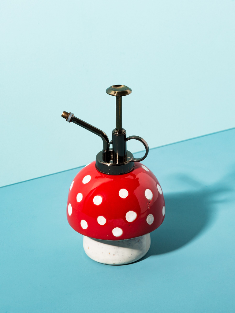 Red Mushroom Plant Mister – thoughtful gifts and beautiful finds from C&K, an independent lifestyle store in Settle.