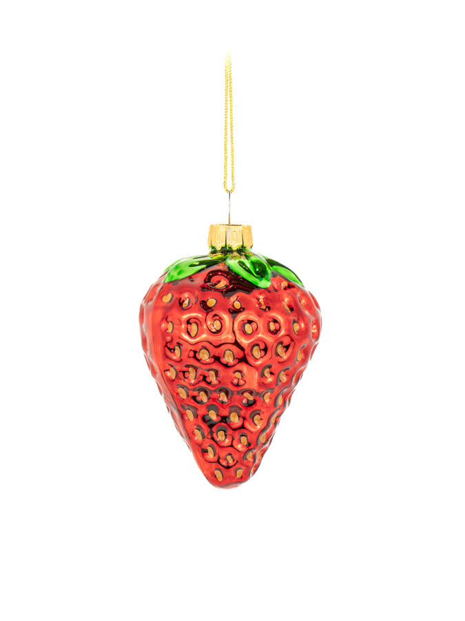 Strawberry Shaped Bauble – thoughtful gifts and beautiful finds from C&K, an independent lifestyle store in Settle.