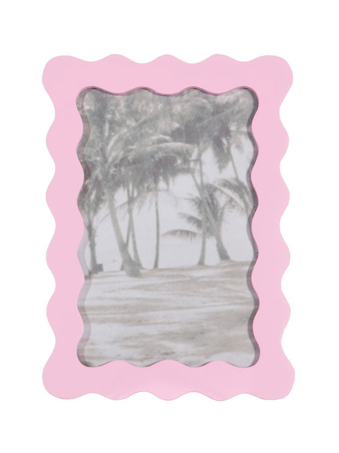 Wiggle Border Frame Pink – thoughtful gifts and beautiful finds from C&K, an independent lifestyle store in Settle.