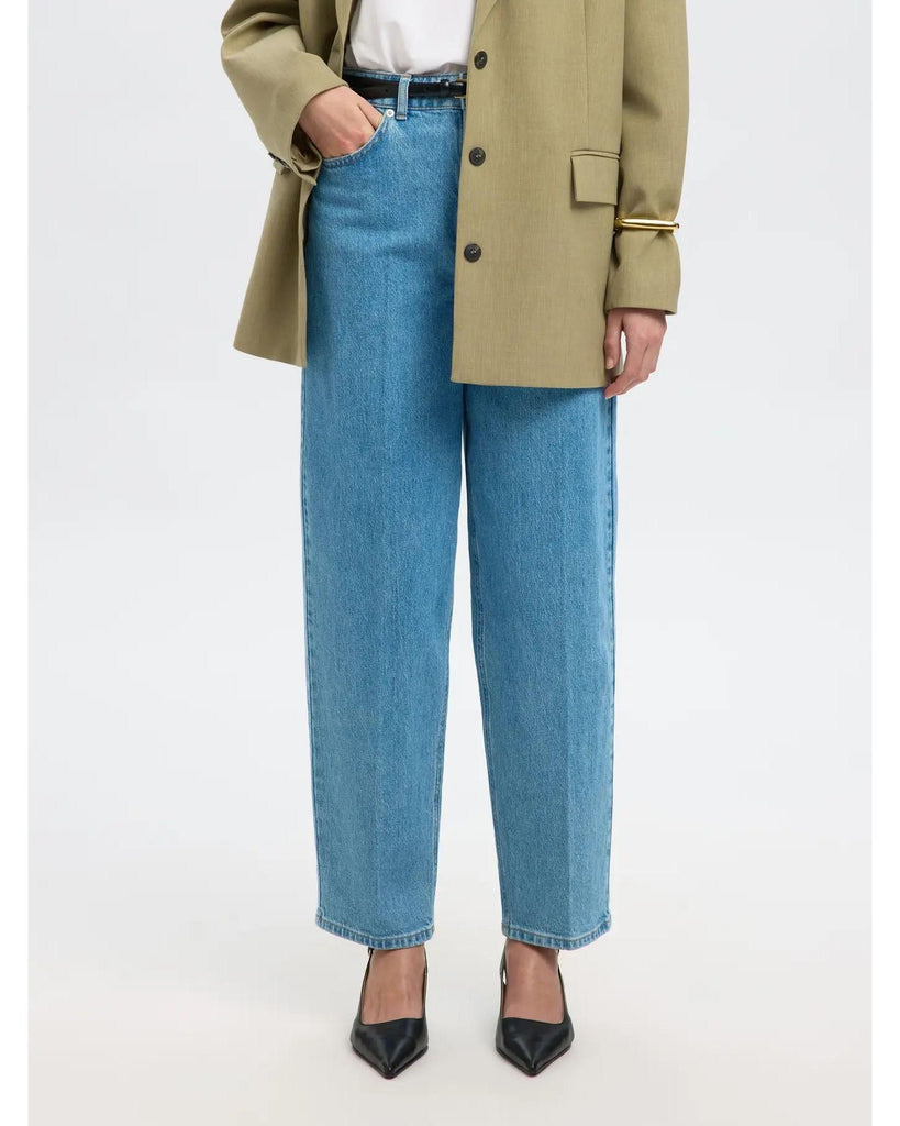 Barrel Liva-Kori High Waisted Jeans – timeless women’s fashion from C&K, an independent lifestyle store in Settle, North Yorkshire.