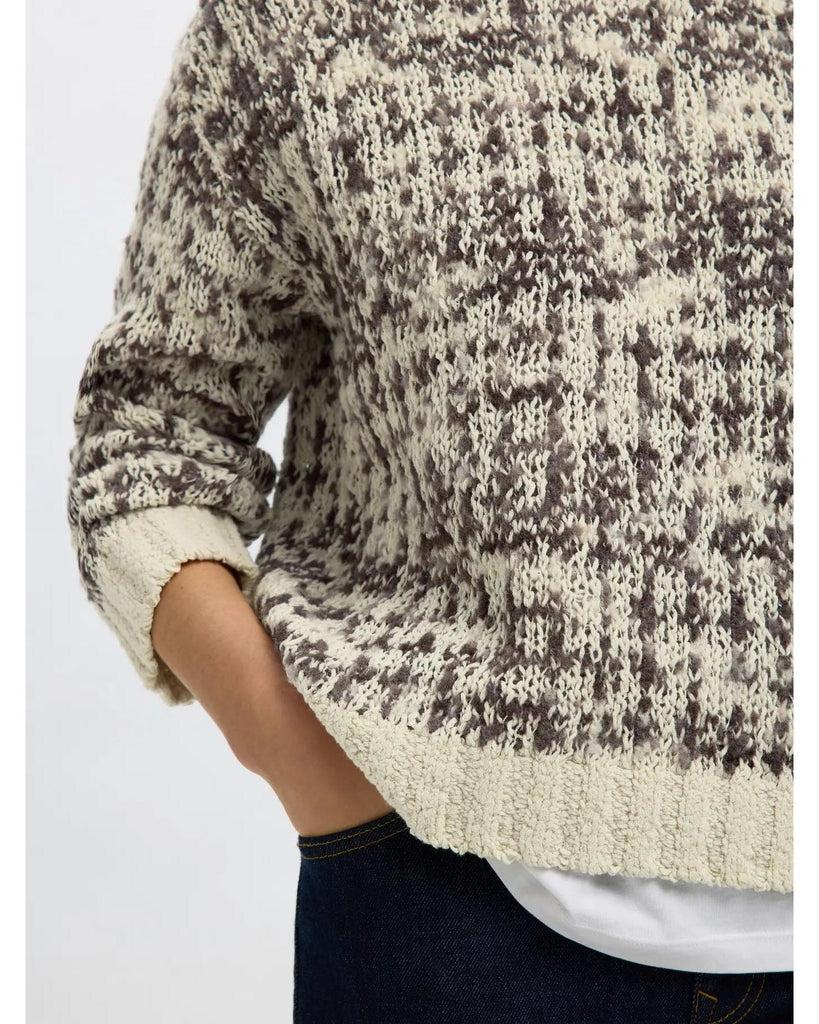 Lindsey jumper - birch/delicioso – timeless women’s fashion from C&K, an independent lifestyle store in Settle, North Yorkshire.