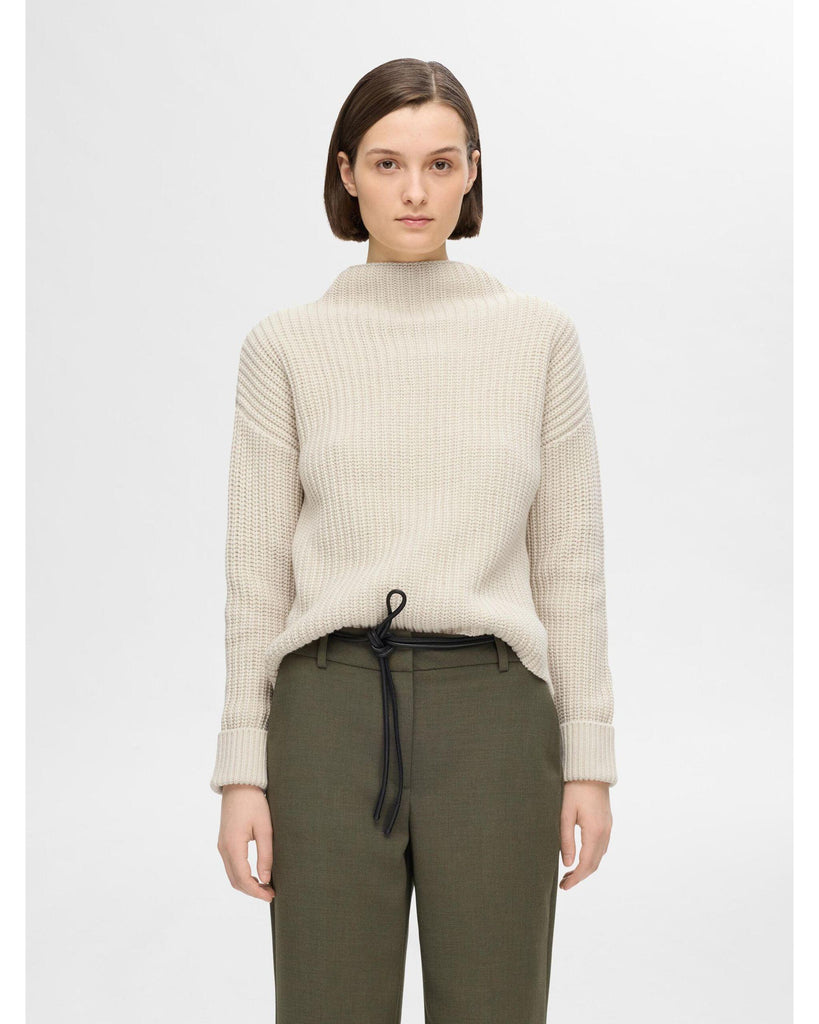 Selma LS Knit Pullover Birch – timeless women’s fashion from C&K, an independent lifestyle store in Settle, North Yorkshire.