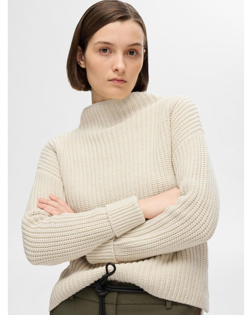 Selma LS Knit Pullover Birch – timeless women’s fashion from C&K, an independent lifestyle store in Settle, North Yorkshire.