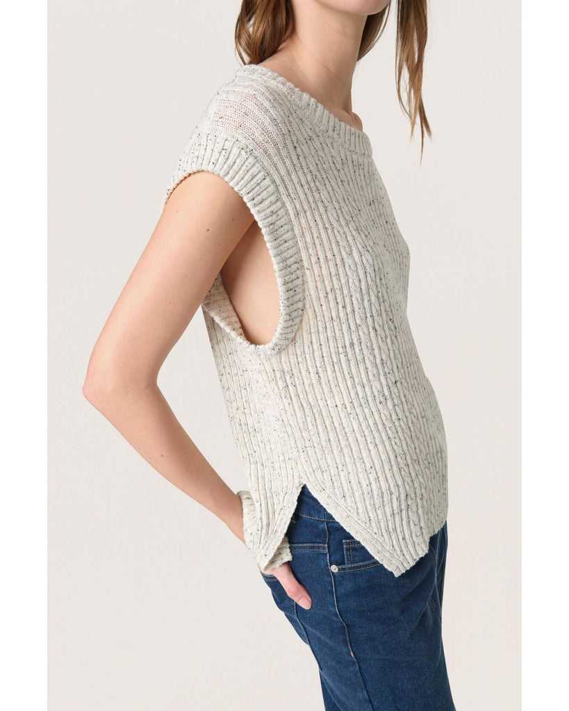 Nymphadora Slipover Broken White – timeless women’s fashion from C&K, an independent lifestyle store in Settle, North Yorkshire.