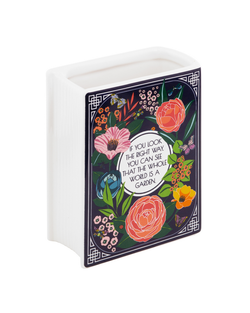 Book Vase, Secret Garden/Colorful Bloom – thoughtful gifts and beautiful finds from C&K, an independent lifestyle store in Settle.