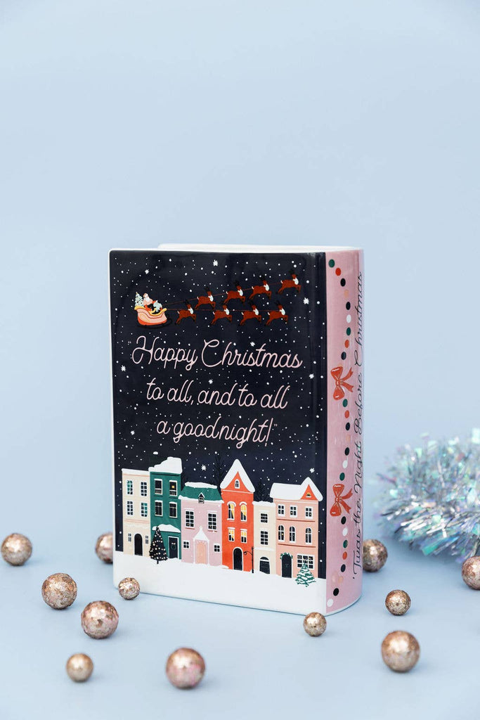 Large Book Vase, Twas the Night Before Christmas – thoughtful gifts and beautiful finds from C&K, an independent lifestyle store in Settle.