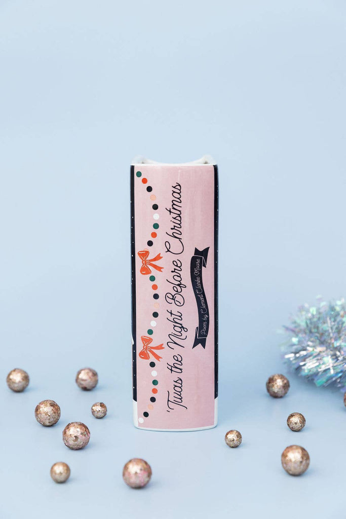 Large Book Vase, Twas the Night Before Christmas – thoughtful gifts and beautiful finds from C&K, an independent lifestyle store in Settle.