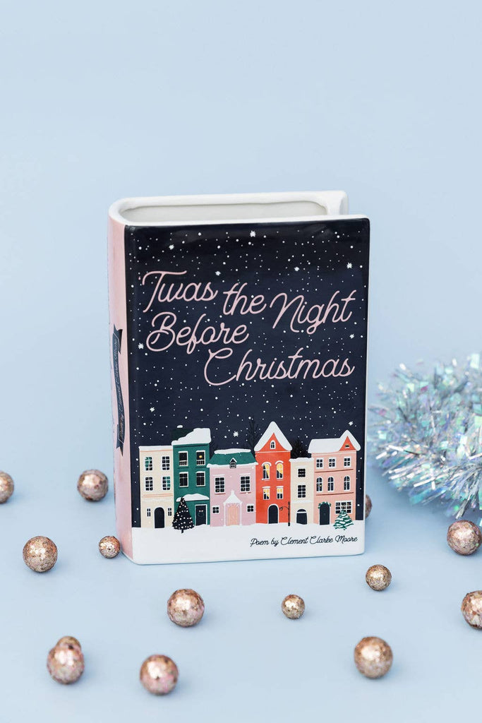 Large Book Vase, Twas the Night Before Christmas – thoughtful gifts and beautiful finds from C&K, an independent lifestyle store in Settle.