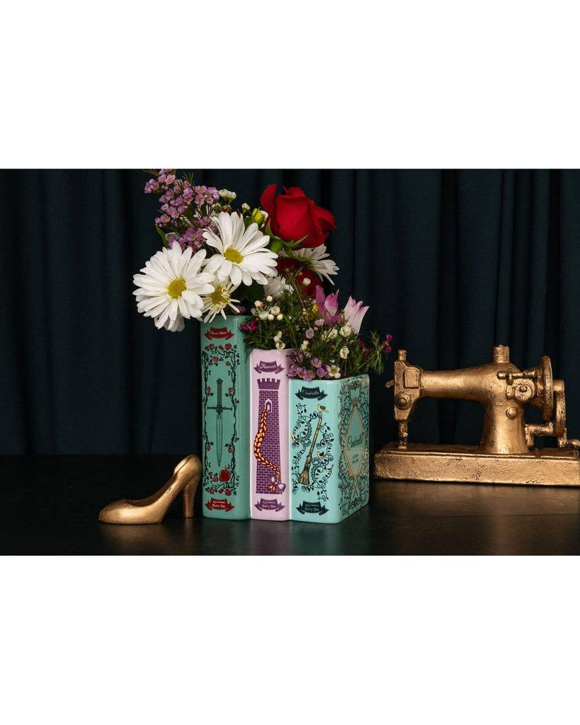 Triple Book Vase, Grimm's Fairy Tales – thoughtful gifts and beautiful finds from C&K, an independent lifestyle store in Settle.