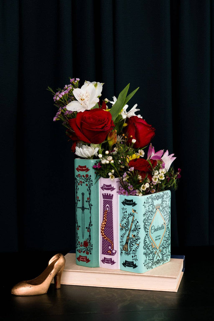 Triple Book Vase, Grimm's Fairy Tales – thoughtful gifts and beautiful finds from C&K, an independent lifestyle store in Settle.