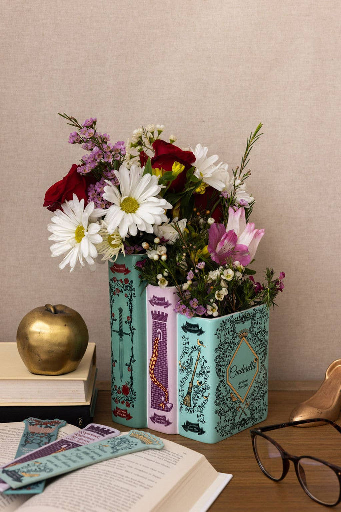 Triple Book Vase, Grimm's Fairy Tales – thoughtful gifts and beautiful finds from C&K, an independent lifestyle store in Settle.