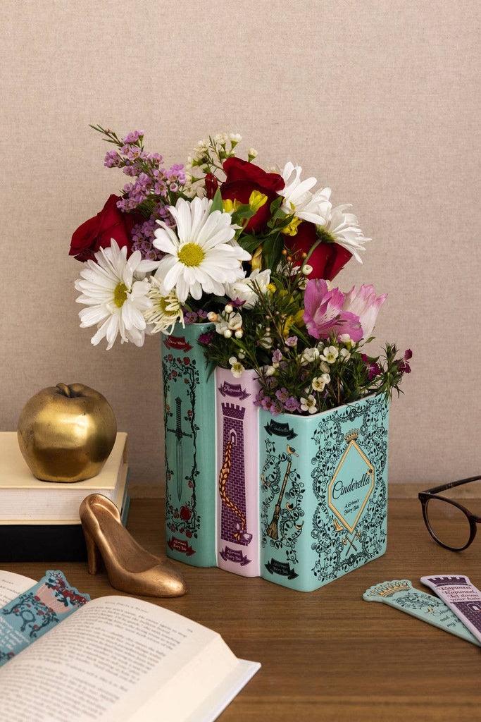 Triple Book Vase, Grimm's Fairy Tales – thoughtful gifts and beautiful finds from C&K, an independent lifestyle store in Settle.