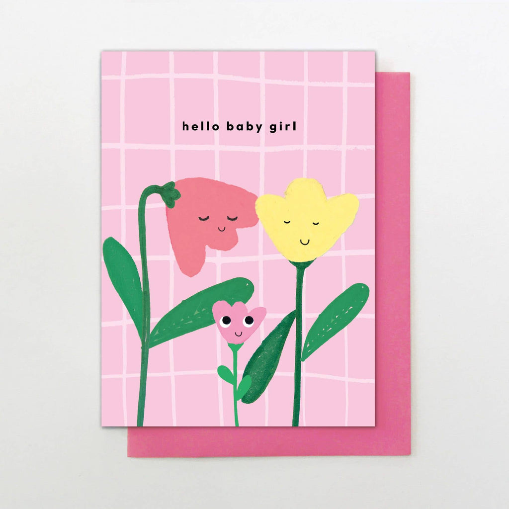 PY20 - Baby Girl Flowers – beautiful greeting card from C&K, an independent lifestyle store in Settle.