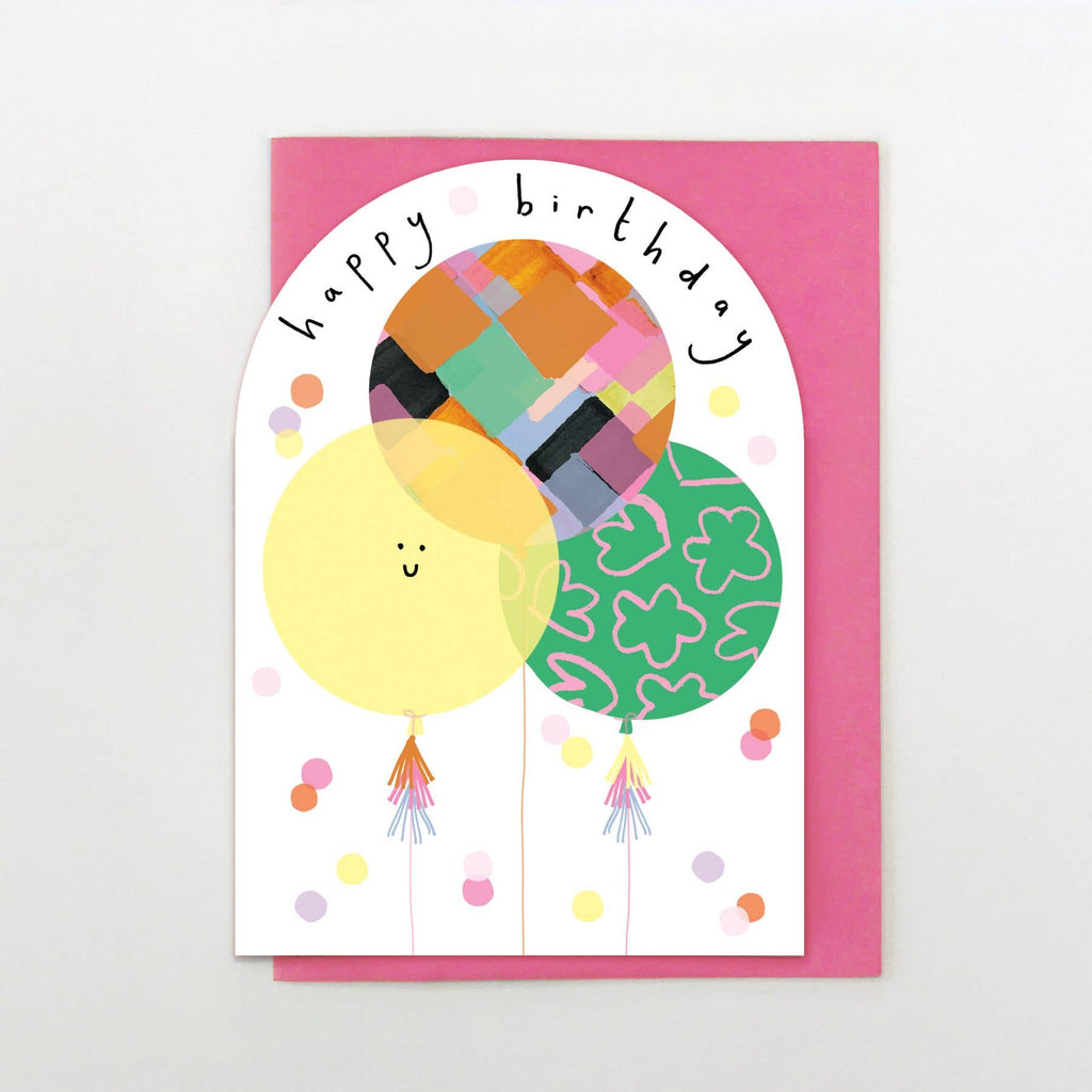 RI25 - Birthday Balloons – beautiful greeting card from C&K, an independent lifestyle store in Settle.