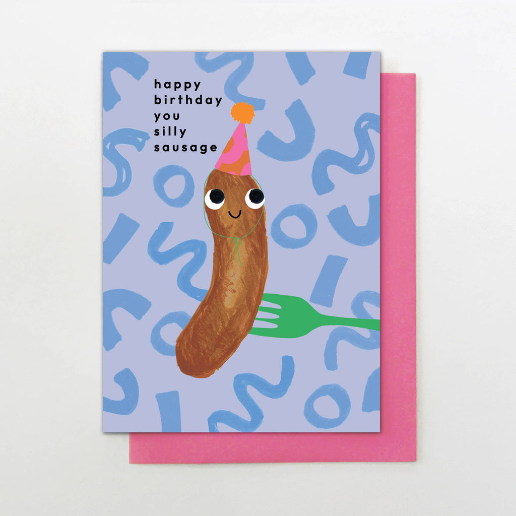 Silly Sausage Birthday Card – beautiful greeting card from C&K, an independent lifestyle store in Settle.