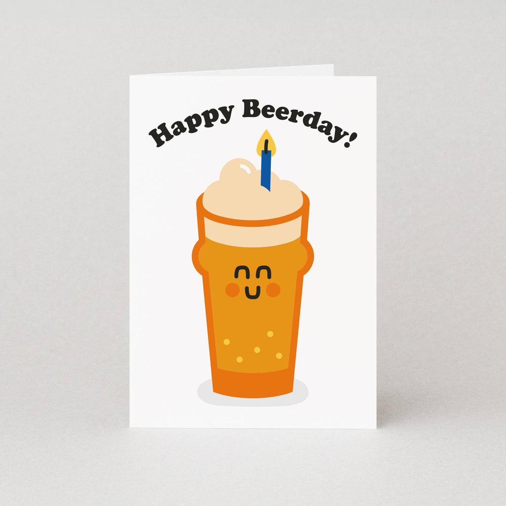Beer Birthday Card – beautiful greeting card from C&K, an independent lifestyle store in Settle.