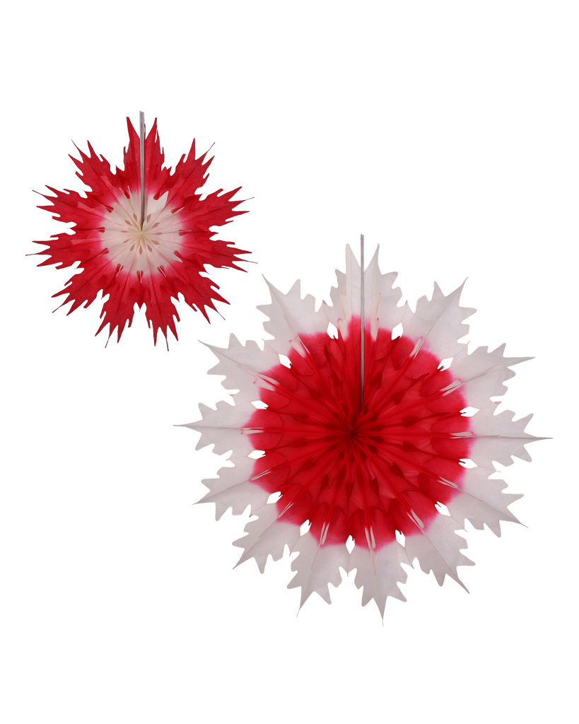 Classic Snowflake Crimson & Natural Duo – thoughtful gifts and beautiful finds from C&K, an independent lifestyle store in Settle.