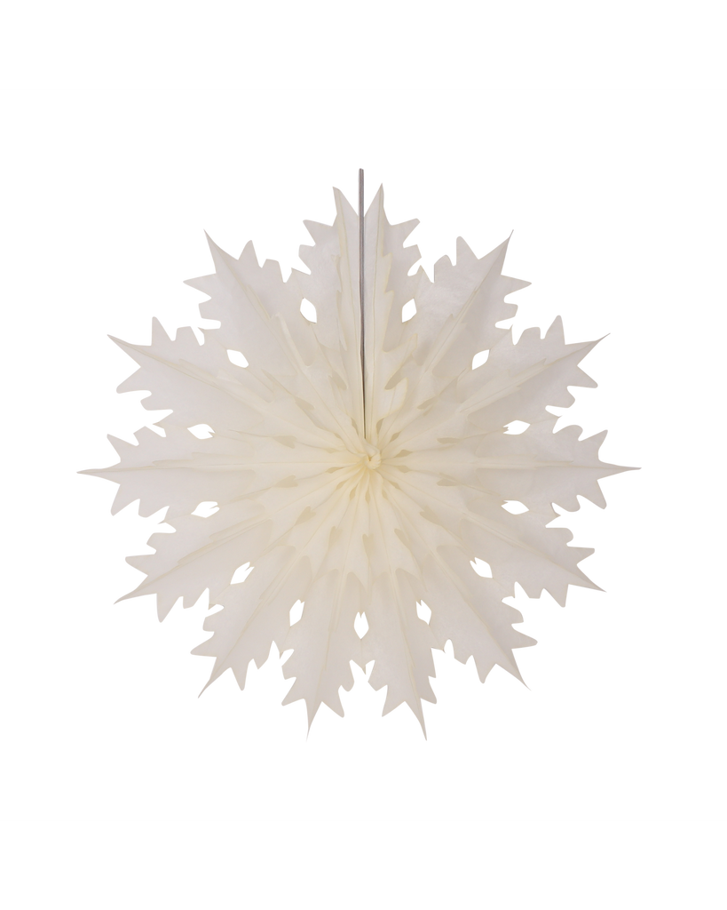 Classic Snowflake Fan 45cm, Natural – thoughtful gifts and beautiful finds from C&K, an independent lifestyle store in Settle.