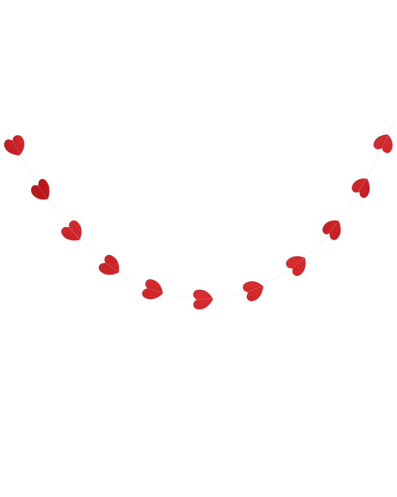 Paper Dreams Valentines Mini Heart Garland 4m Red – thoughtful gifts and beautiful finds from C&K, an independent lifestyle store in Settle.