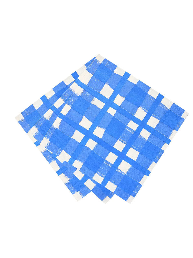 Bon Appetit Check Napkin Blue – thoughtful gifts and beautiful finds from C&K, an independent lifestyle store in Settle.