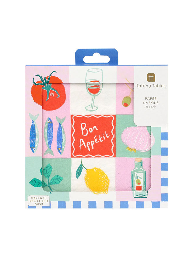 'Bon Appetit' Napkin – thoughtful gifts and beautiful finds from C&K, an independent lifestyle store in Settle.