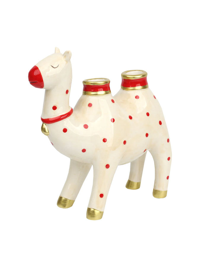 Ceramic Candle Holder Camel – thoughtful gifts and beautiful finds from C&K, an independent lifestyle store in Settle.