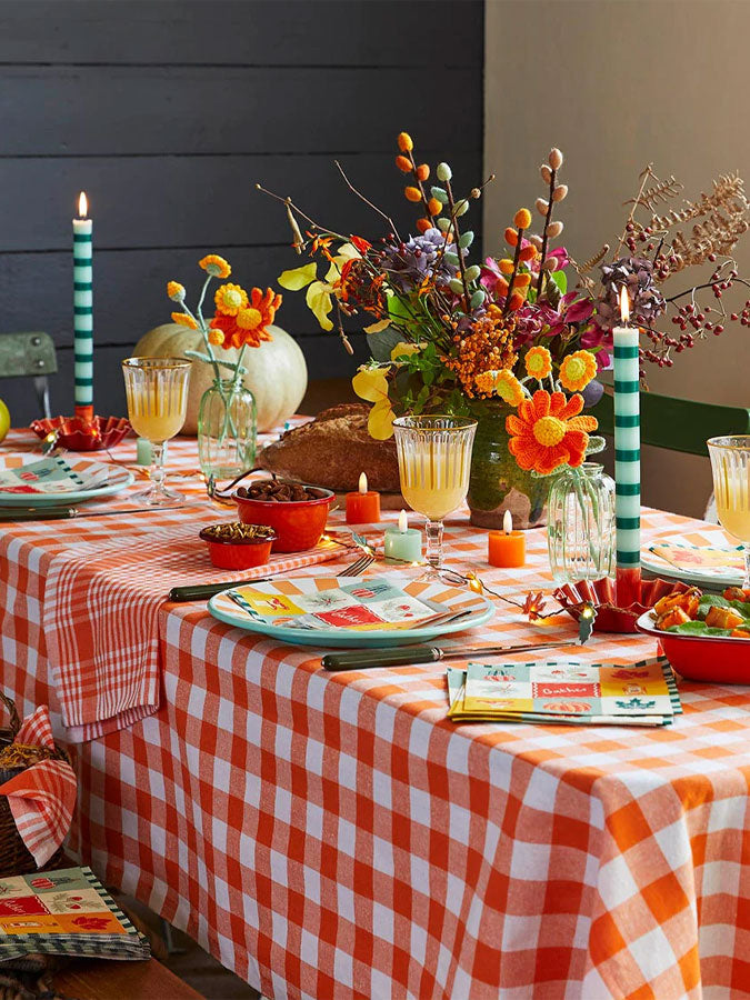 Dinner Candle Green Stripe – thoughtful gifts and beautiful finds from C&K, an independent lifestyle store in Settle.