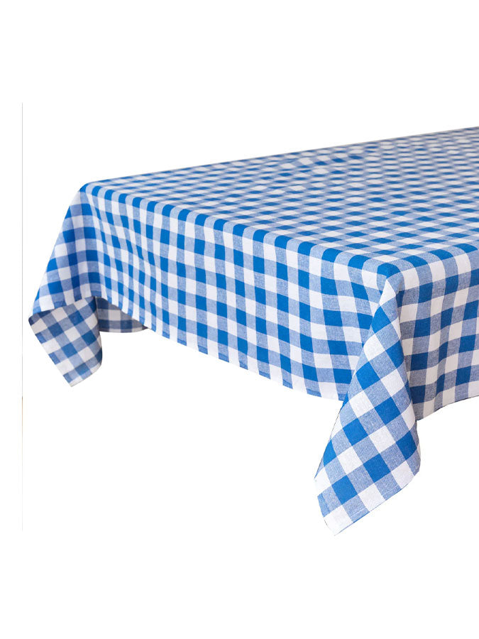 Gingham Fabric Tablecloth - Blue – thoughtful gifts and beautiful finds from C&K, an independent lifestyle store in Settle.