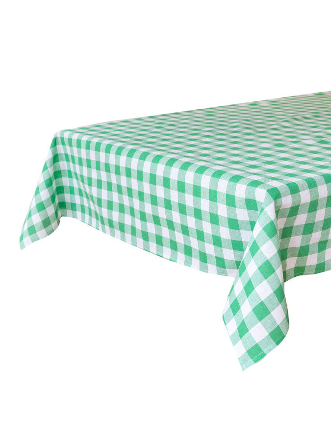 Gingham Fabric Tablecloth Green – thoughtful gifts and beautiful finds from C&K, an independent lifestyle store in Settle.