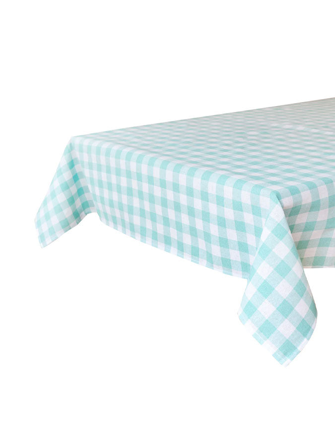 Gingham Fabric Tablecloth Mint – thoughtful gifts and beautiful finds from C&K, an independent lifestyle store in Settle.