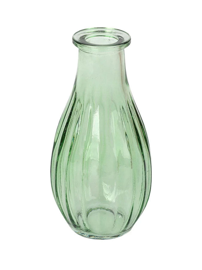 Glass Bud Vase Green 14cm – thoughtful gifts and beautiful finds from C&K, an independent lifestyle store in Settle.