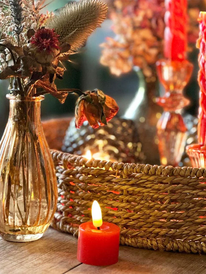 LED Tealight Red – thoughtful gifts and beautiful finds from C&K, an independent lifestyle store in Settle.