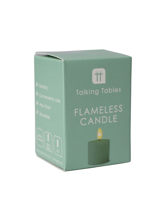 LED Tealight Sage Green – thoughtful gifts and beautiful finds from C&K, an independent lifestyle store in Settle.