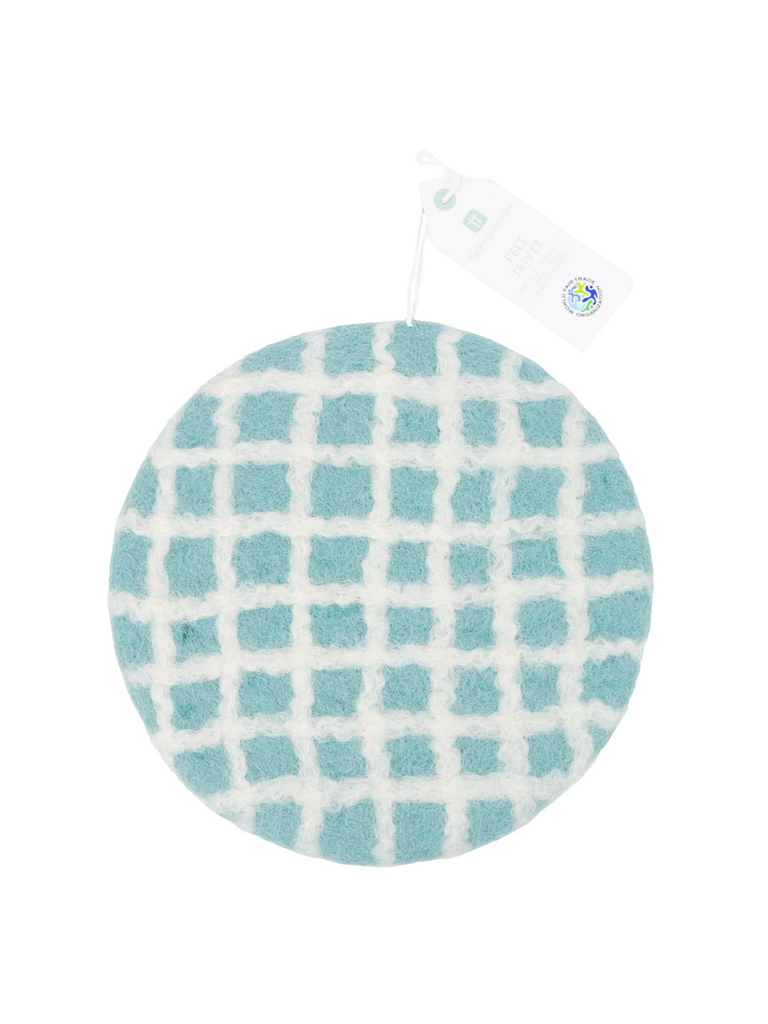 Mellow Felt Trivet - Blue – thoughtful gifts and beautiful finds from C&K, an independent lifestyle store in Settle.