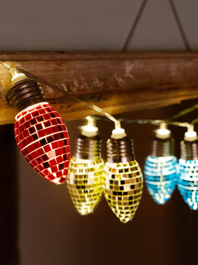 Retro Bulb Disco Lights – thoughtful gifts and beautiful finds from C&K, an independent lifestyle store in Settle.