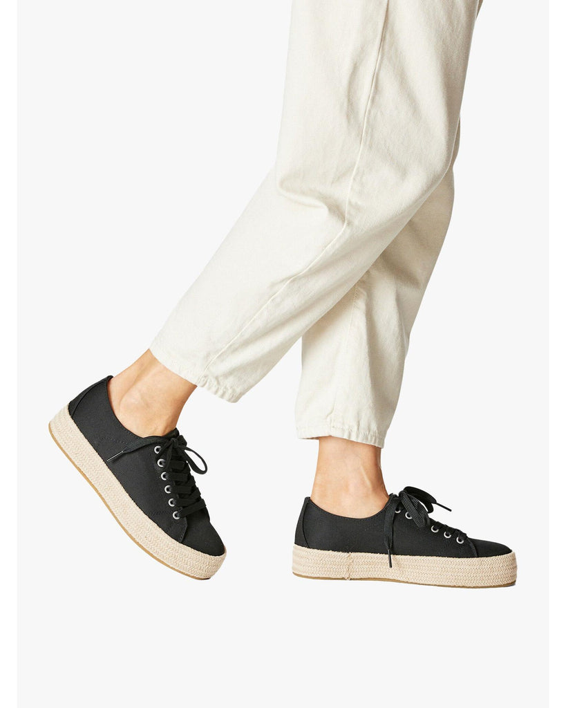 Black Espadrille Pumps – timeless women’s fashion from C&K, an independent lifestyle store in Settle, North Yorkshire.