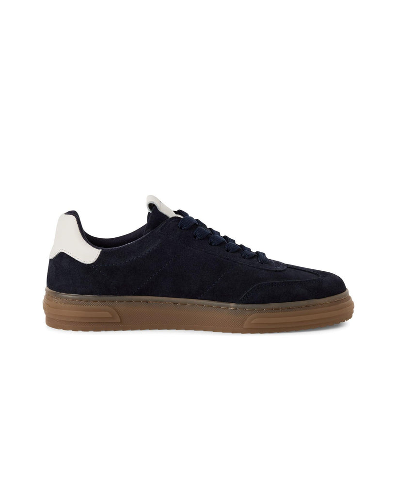 Navy Suede Sneaker – timeless women’s fashion from C&K, an independent lifestyle store in Settle, North Yorkshire.