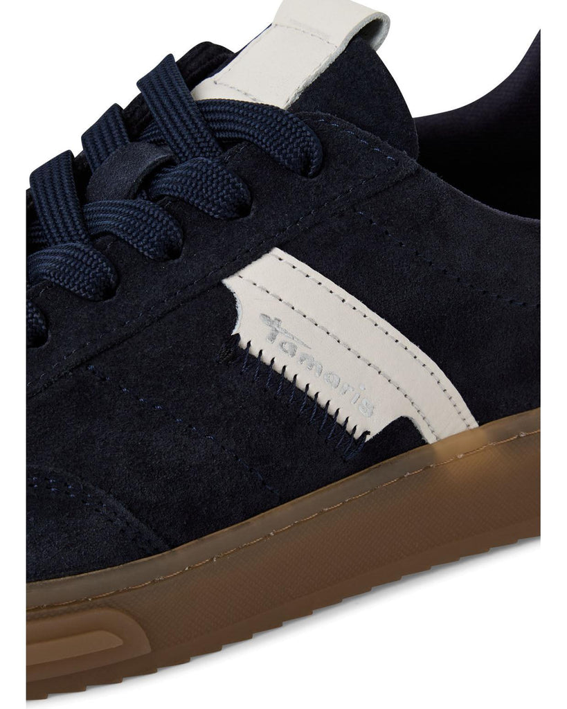 Navy Suede Sneaker – timeless women’s fashion from C&K, an independent lifestyle store in Settle, North Yorkshire.